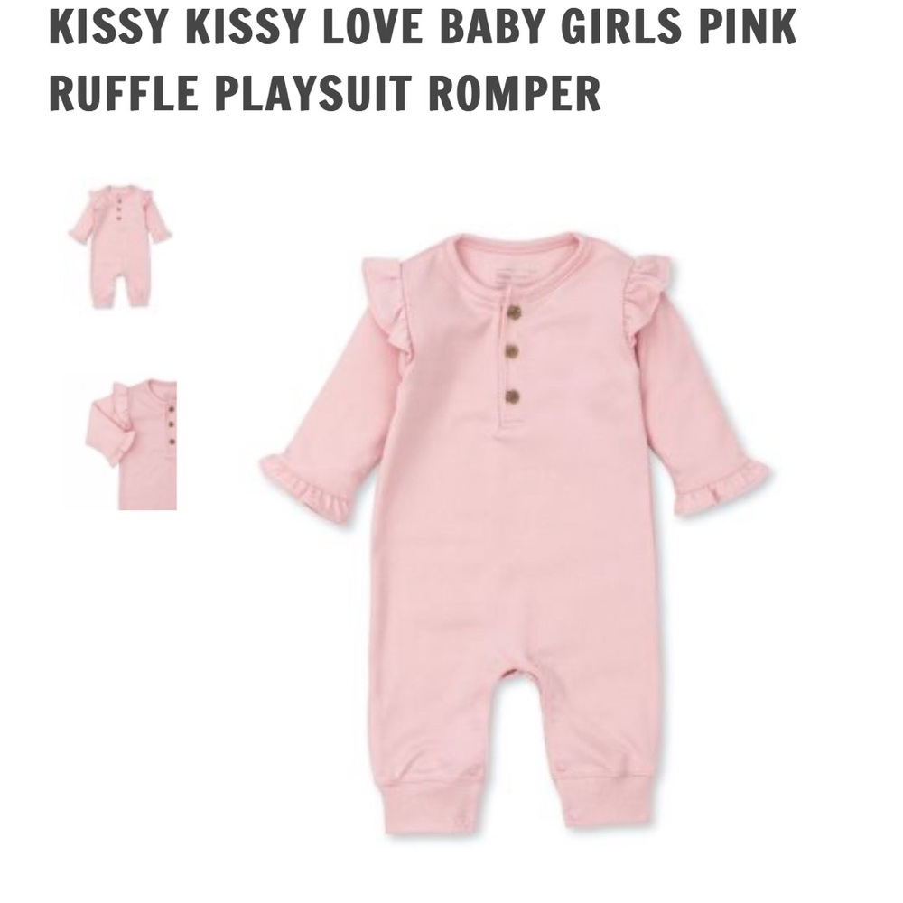 Kissy kissy ruffle playsuit